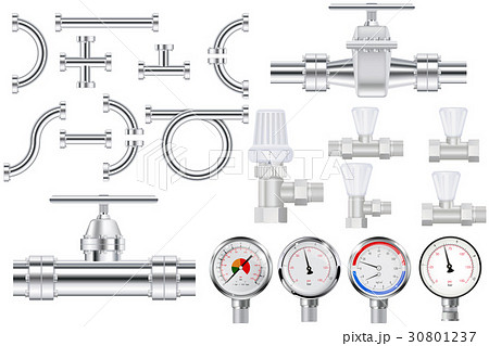 Metal pipes, chrome pipe flange, Water valv Metal pipes, chrome pipe flange, Water valv 30801237