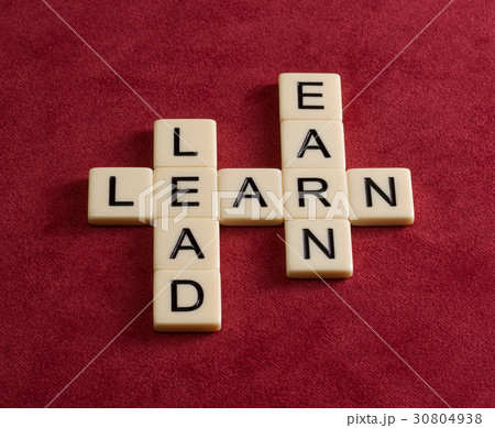 Crossword puzzle with words Learn, Lead and Earn 30804938