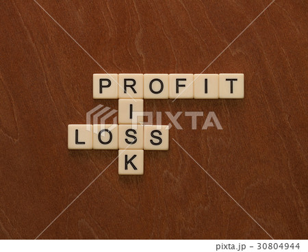Crossword puzzle with words Risk, Profit and Loss 30804944