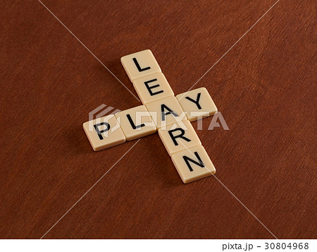 Crossword puzzle with words Learn and Play 30804968