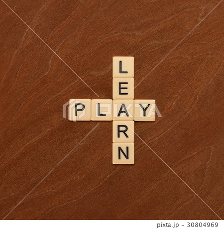 Crossword puzzle with words Learn and Play 30804969