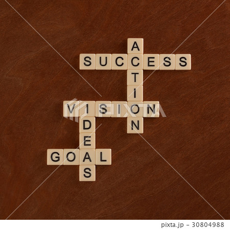 Crossword with words Goal, Ideas, Vision, Action Crossword with words Goal, Ideas, Vision, Action 30804988