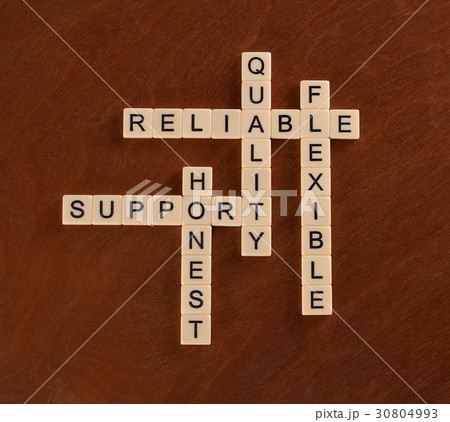 Crossword with words support, quality, flexible 30804993