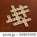 Crossword with words SEO, Content, Site, Ranking 30805009