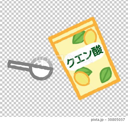 Citric acid and spoon 30805037