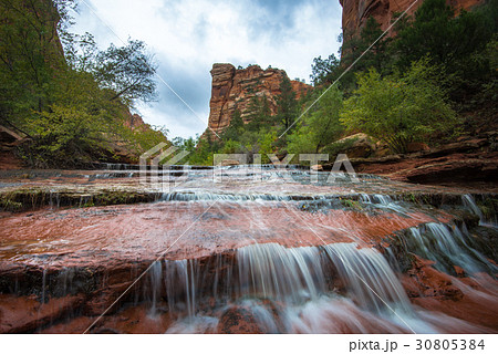 Archangel Falls, Zion National Park, Utah 30805384