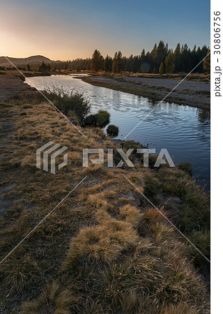 Yosemite during sunset 30806756