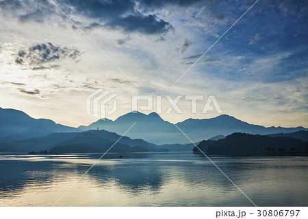 Scenery of Sun Moon Lake in Taiwan, Asia. 30806797