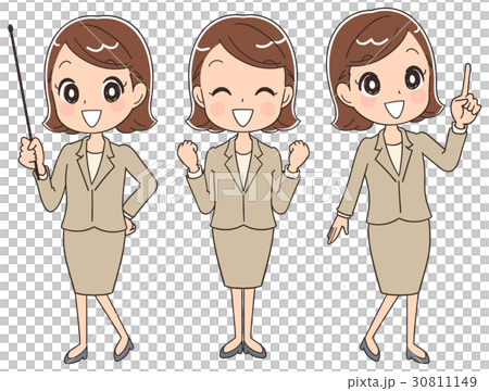 Women of various pose suits (sets) 30811149