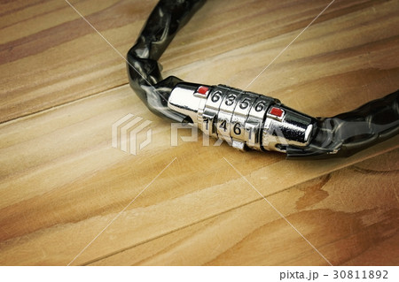 Lock for bicycle, Coded bike lock. Lock for bicycle, Coded bike lock. 30811892