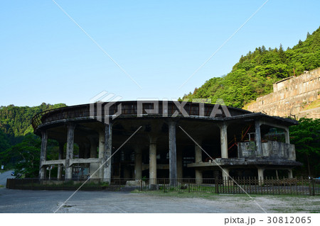 朝来市　神子畑鉱選鉱場跡のシックナー 30812065