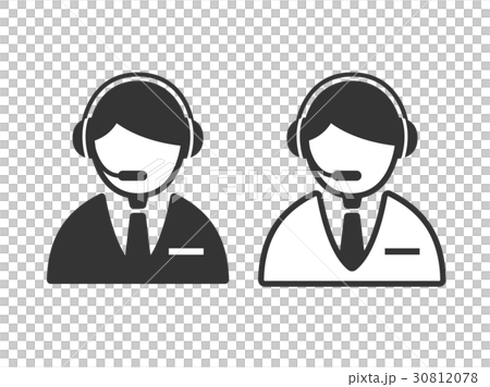 カスタマーアイコンのイラスト素材