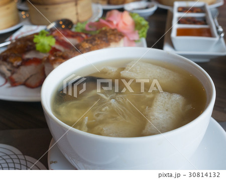 chinese soup in the restaurant chinese soup in the restaurant 30814132
