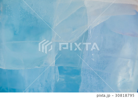Close-up texture of ice  surface 30818795