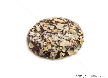 Cookies in chocolate isolated Cookies in chocolate isolated 30820792