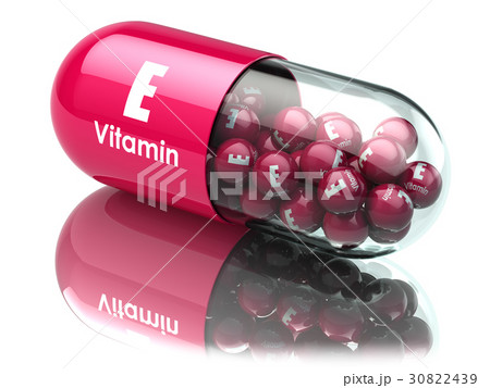 Vitamin E capsule or pill. Dietary supplements. 30822439