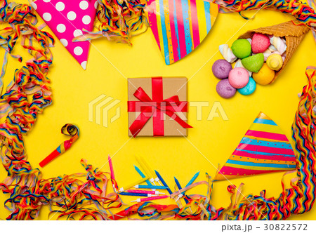 photo of beautiful set for celebrating Birthday photo of beautiful set for celebrating Birthday 30822572