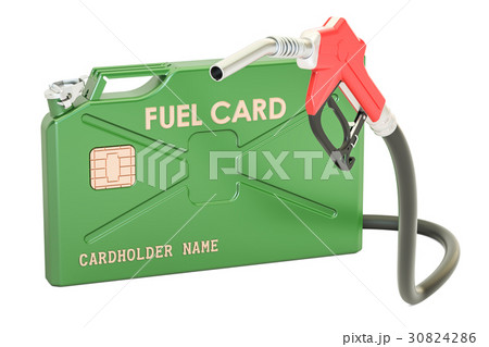 Fuel card concept, 3D rendering 30824286