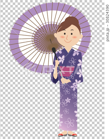 浴衣姿 30824390
