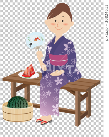 夕涼み 30824513