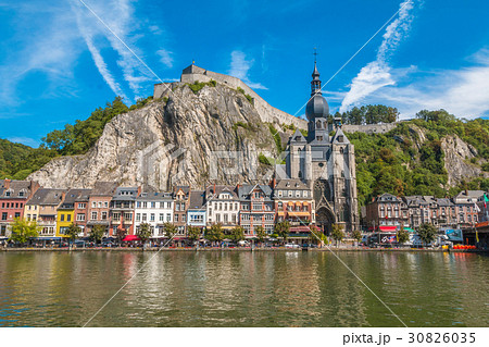 Old city of Dinant in Belgium Old city of Dinant in Belgium 30826035