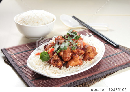 deep fried chicken 30826102