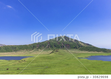 阿蘇山麓の草千里 30829698