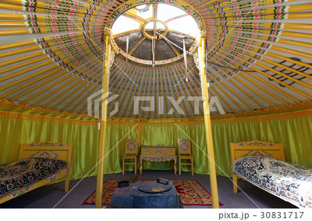 モンゴルのゲル訪問 30831717