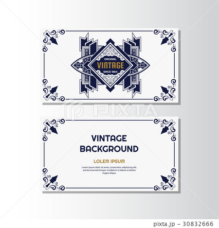 Vintage flyer background Design Template 30832666