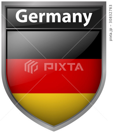 Flag of Germany on badge Flag of Germany on badge 30832763