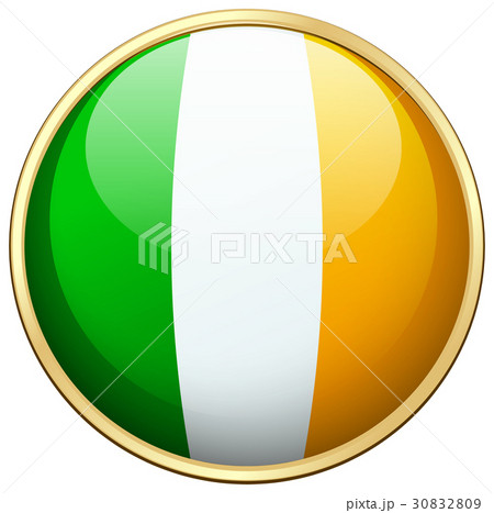 Flag of Ireland in round icon Flag of Ireland in round icon 30832809