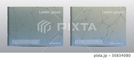 Rectangle brochure template layout, cover, annual 30834080