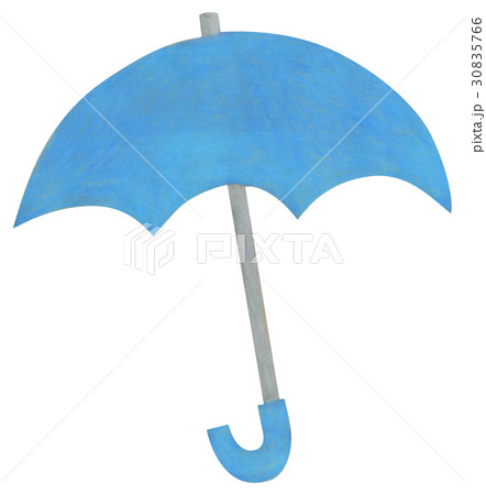 手描き 天気 雨 傘のイラスト素材