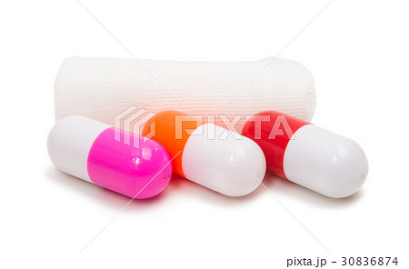 Medical bandage isolated Medical bandage isolated 30836874