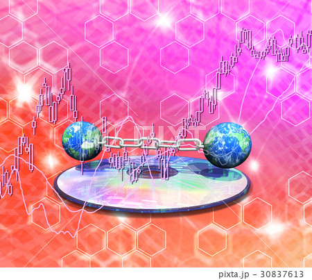 チェーンで繋がった2つの世界金融 30837613