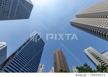 新宿 高層ビル群の風景 新宿 高層ビル群の風景 30839011