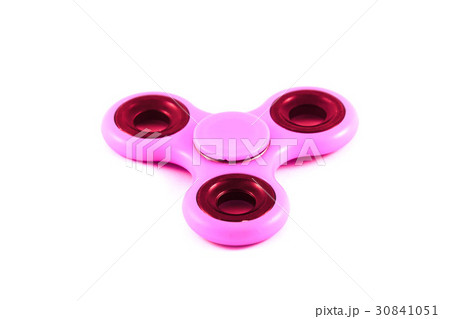 Fidget Spinner in white isolated background. The fidget spinner is