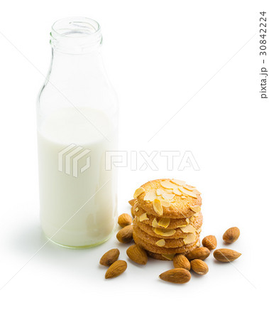 Sweet almond cookies. 30842224