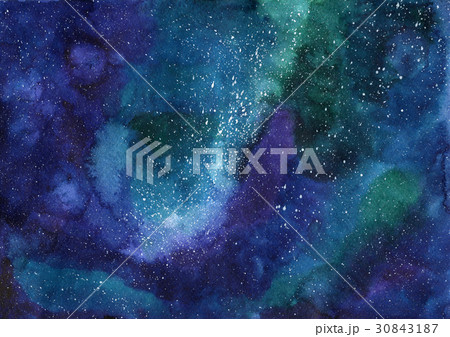 Watercolor galaxy Nebula Space image background Watercolor galaxy Nebula Space image background 30843187