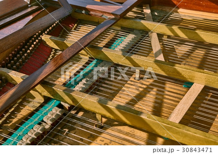 Old Piano Interior Parts 30843471