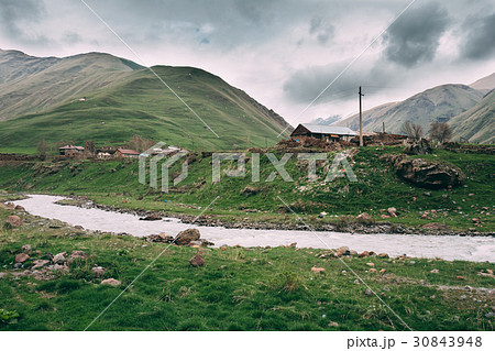 Old Empty Abandoned Forsaken Village With 30843948