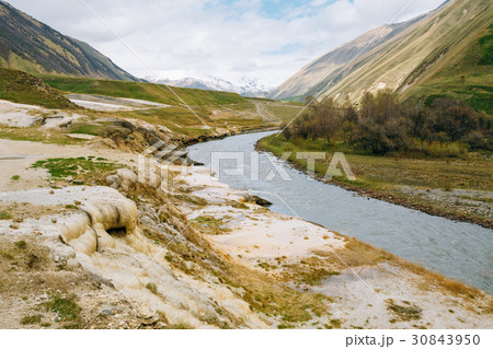 Spring Landscape With River Terek Near Ketrisi 30843950