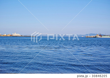 久里浜の海岸風景 30846205