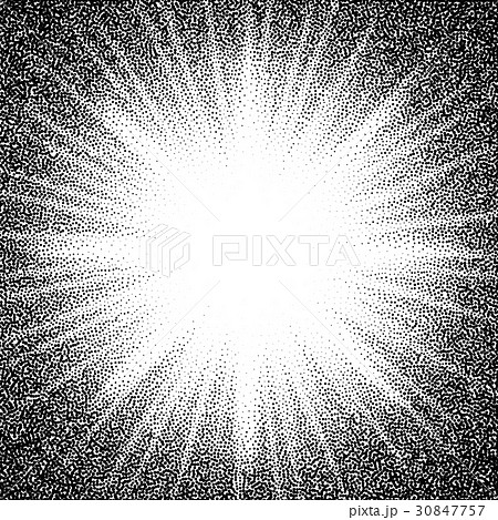Star burst. Abstract vector black and white 30847757