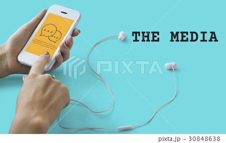 Digital Connection Technology Social Media 30848638