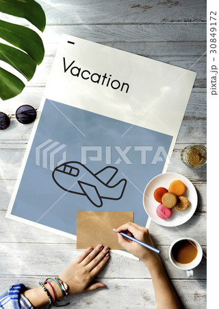 Airplane Flight Transportation Trip Destination Tour Airplane Flight Transportation Trip Destination Tour 30849172