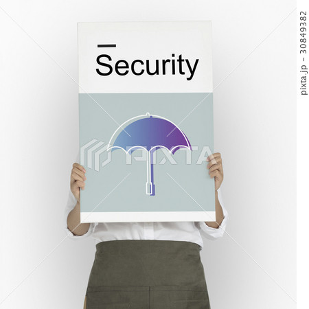 Warranty Security Safety Protection Guard Guarantee Umbrella Icons Symblos 30849382