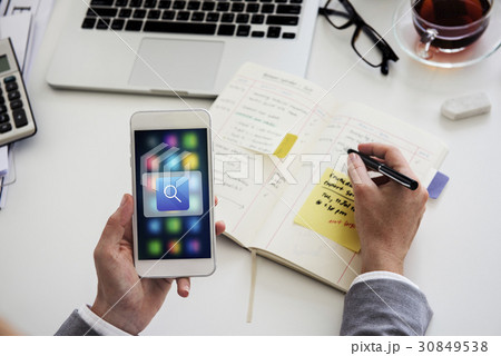 Magnifying Glass Search Find Application Icon Vector Magnifying Glass Search Find Application Icon Vector 30849538