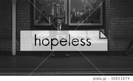 Depressed Hopeless Recession Stressed Sadness 30851674