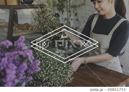 Badge Banner Diamond Frame Blank Copy Space 30851753